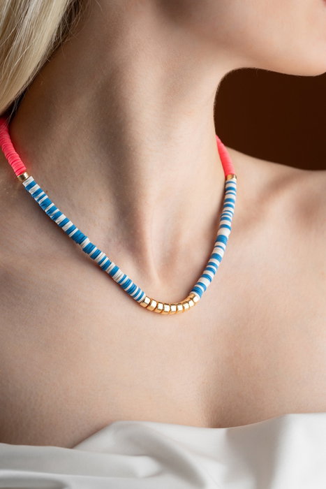 Heliophilia Silver Collar Multicolor con Colgante de Aleación Heliophilia Silver Collar Multicolor con Colgante de Aleación